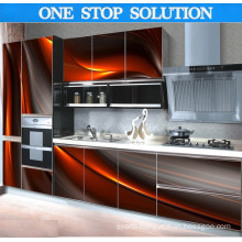 U Shaped Modern 3D Effective Kitchen Cabinet